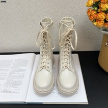 (워커)올오버 스트랩 통굽 스트랩 빈티지 워커 여 러프 뒤꿈치 송편 밑창 찰색 둥근머리 기관차