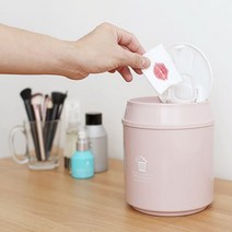 쭈bapha_히키스 원터치 예쁜캔 휴지통 화장대 예쁜쓰레기통 인테리어 가정용 디자인 터지 책상 예쁜 아이디어♥LtMS, ♥LtMS그레이