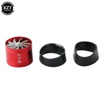 터보 차저 호환부품 단면 터보 파워 수정 차저 팬 에어 필터 자동차 엔진 흡기 가속, 01 red, 01 red