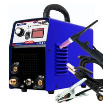 알곤용접기 argon welding machine tig 용접기 igbt dc 인버터 디지털 용접기 기계 mma tig 용접기 반자동 2 in 1 전기 아르곤 아크 용접기, 푸른, 220v