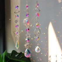 천장 인테리어 벽장식 데코 꾸미기 crystal wind chime prism sun, 06