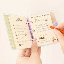 유니크 팬시 글리터 포인트 똑딱이 다이어리 플래너, 없음