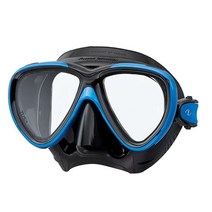 컴퍼니24 TUSA M 211 프리덤 원 스쿠버 다이빙 마스크 블랙, Black/Fishtail Blue