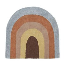 일본직발송 4. OYOY (오이오이) 다이컷 러그 북유럽 덴마크 세련 두꺼운 러그 매트 아이방 핸드메이드 뉴, One Size_레인보우, 레인보우