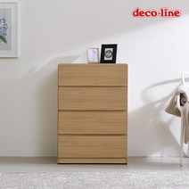 데코라인 끌라 600 4단 서랍장, 화이트