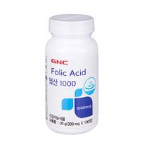 GNC 엽산1000(null), 100정, 300mg