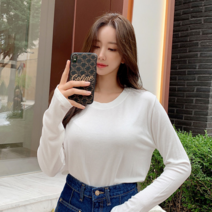 얀새 트렌디 울골지 티셔츠