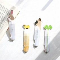 북프렌즈 북마크 볼펜 디자인볼펜 디자인펜 잘써지는볼펜 볼펜, 타입:행운클로버