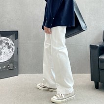 모노포스 치노 반밴딩 와이드 팬츠 DP122
