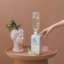 페트병 미니 냉온수기 생수통 생수 정수기 사무실 집, 3 블루