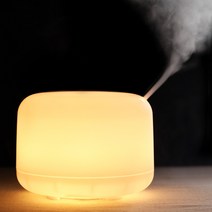 비 인쇄 초음파 가습기 500Ml 에센셜 오일 아로마 테라피 가정용 빵 다채로운 아로마 테라피 가습기 제조 업체, 따뜻한 빛_영국표준[적용영국홍콩,싱가포르]