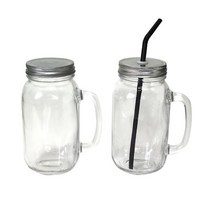 시노글라스 손잡이머그 650ml 커피잔 머그잔 유리, 민자