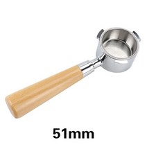 사무실커피머신 가정용 업소용 자취 커피머신 커피 밑면 Portafilter 51mm Delonghi EC680 EC685 교체 필터 바구니 에스 프레소 기계 액세서리 바리 스타 도, 10 with a Filter Basket