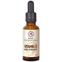 비타민 e 고농축 오일 30ml - 얼굴 및 바디 케어를 위한 비타민 e 엑스트라 스트롱 - 토코페롤 - 고농축 비타민 e 방울 - 천연 - 노화 방지 비타민 e - 헤어 케어