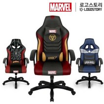 (LOGOSTORY MARVEL 마블 게이밍 의자 (ASM / ACA / AIM) 아이언맨(레드) 게이밍/아이언맨/의자/마블/레드