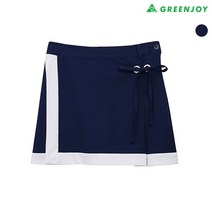그린조이 여성 랩 배색 포인트 큐롯