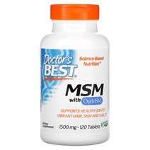 닥터스베스트 MSM OptiMSM 1500mg 120정 식이유황