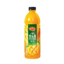 칠성 델몬트 팜앤홈 망고 과일주스 음료수 사무실 탕비실 1.2L 6본 1세트, 28세트