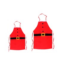 와우숍 크리스마스 산타 앞치마 어린이 성인, 1개, 어린이용