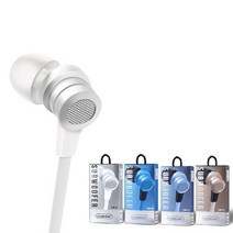 주닉스 CM-57 칼국수 이어폰 인이어 커널형 3.5mm, 블랙골드