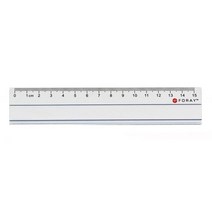 알루미늄 커팅자 15cm 방안자 자 컷팅자 책자 잣대