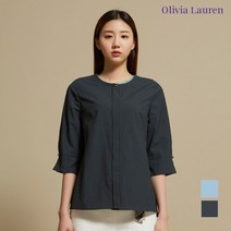 올리비아로렌 라운드넥 홑겹 자켓 VOCFUWM5221
