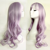 인조헤어웨이브 통가발 애쉬퍼플