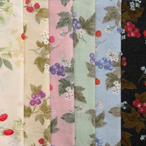 퀼트원단 패키지 다이와보 패치워크 컬렉션 베리 믹스 6종