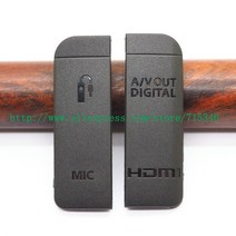 (고품질) 캐논 EOS 6D 디지털 카메라 수리 부품용 새로운 USB/HDMI 호환 DC 입력/비디오 출력 고무 도어 커버, 1개