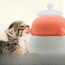 아기 고양이 우유 수유기 동시5마리가능 동물병원, 주황색 젖꼭지5개