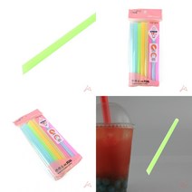 가라지팜 자바라빨대 요구르트빨대 스트로우빨대 컬러빨대