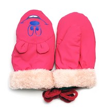 유아동 패딩 벙어리장갑 전체기모안감 여아 어린이 털 방한 스키장갑 3-7세