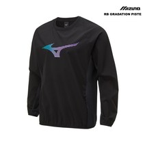 [빠른배송] 미즈노 아노락 우븐 바람막이 축구용 블랙 러닝용 피스테 트레이닝복 32YE302109