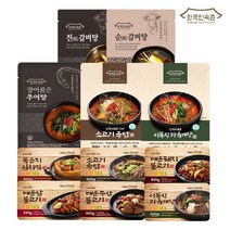 한국민속촌 혼합5팩구성 50년전통 냉동 간편조리식 국/탕/찌개/볶음 3 + 2팩, 매운돼지불고기 3팩 + 매운닭불고기 2팩