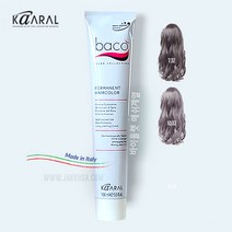 바코 염색약 100ml 바이올렛 애쉬 (산화제포함) 보라색 저자극 두피보호, 6.32 어두운보라빛금색