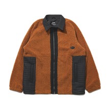 비에스래빗 2122 BSRABBIT RYC FLEECE JACKET BROWN BLACK 플리스자켓