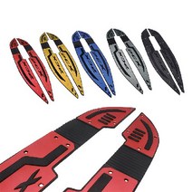 HONDA PCX125 범용 발판 튜닝 페달 세트 미끄럼방지 패드 2021 23, black