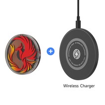 Logitech G502 X G703 G903 GPW2 G Pro X 용 Qi 무선 마우스 모듈 초경량 마우스 쉘 파워플레이 충전 코인 조리개 도어, CHINA, Phoenix