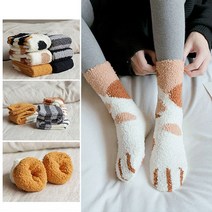 방한 임산부 귀여운 고양이발 수면 1켤레 양말 브랜드 사이트