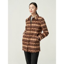 올리비아로렌 겨울 노르딕 아우터형 셔츠 VVBNLXW9381