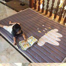 USTIDE Super Thick Baby Play Mat Children Crawling Mat Non-Slip Thicken Washable Extra Large Carp, 1개