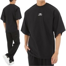 [발렌시아가] 22FW 스몰 로고 오버핏 반팔 티셔츠 704032 1070