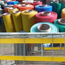 PVC 타포린 캠핑용 농업용 축사가림막 주문제작, 하늘색 1m×1m