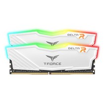 T-Force DDR4 16G PC4-28800 CL18 Delta RGB 화이트 (8Gx2)