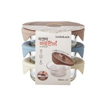 락앤락 바로한끼 햇쌀밥용기 355ml x 3종 세트, 4세트, 밥용기 3종