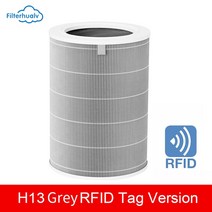 어항여과기 2개/대 PM2.5 활성 탄소 필터 샤오미 공기 청정기 2C 2H 2S 3 3C 3H 프로, 05 Grey