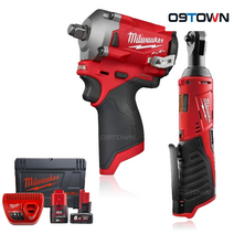 밀워키 M12 FPP2AR-632X 충전콤보세트 12V 3.0Ah+6.0Ah 2팩 BL M12 FIWF12 IR