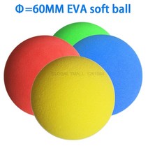 강아지짐볼 반려동물 장난감 거품 페치 볼 인터랙티브 고양이 개 씹는 공 EVA 무독성 훈련 60mm 큰 골프 2, 03 C 6cm softballs 4pcs