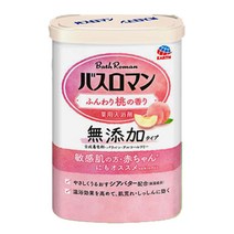 바스로망 온천기행 약천 노천 온천 입욕제 18포, 무첨가복숭아600g