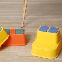 이케아 미끄럼방지 아동 아기 안전 디딤대 논슬립 욕실 세면대 침대 아이발판 계단, 2단, 노랑